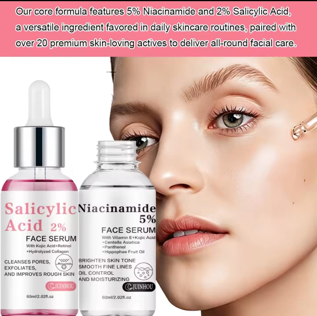 Sérum Visage Duo Éclat — Niacinamide 5% & Acide Salicylique 2%